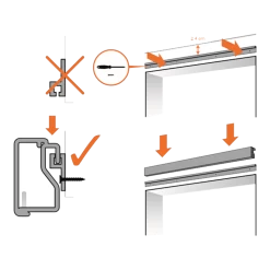 Vliegengordijn Palermo - Transparant - 90 X 210cm - Sun-Arts -Kamerplanten Winkel bevestiging vliegengordijn 8