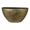 Bloempot Kos Ovaal - L30 X B13 X H17cm - Goud
