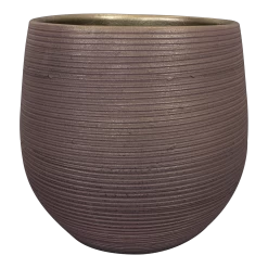 Bloempot Lydia - D31 X H28cm - Shiny Purple