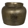 Bloempot Marrakesh - D18 X H14cm - Zilver Goud