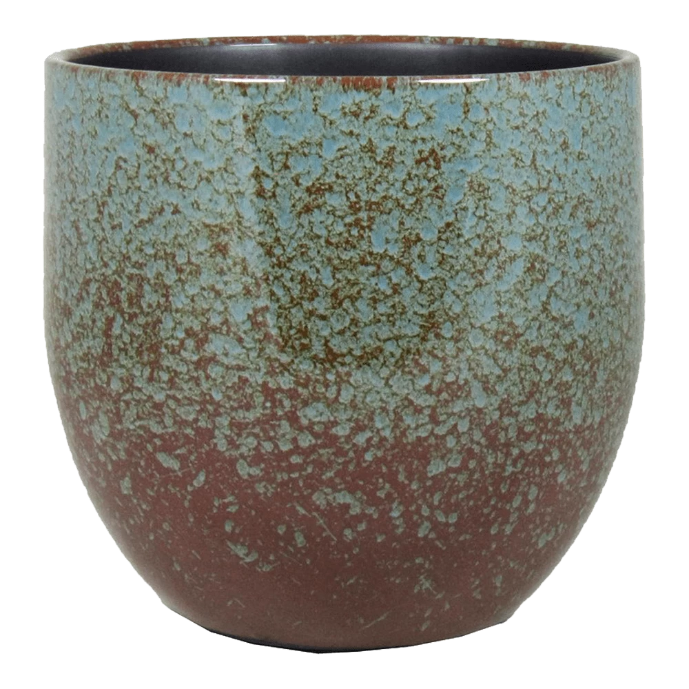 Bloempot Sepp - D24 X H24cm - Blauw 1 Bloempot Sepp - D24 X H24cm - Blauw