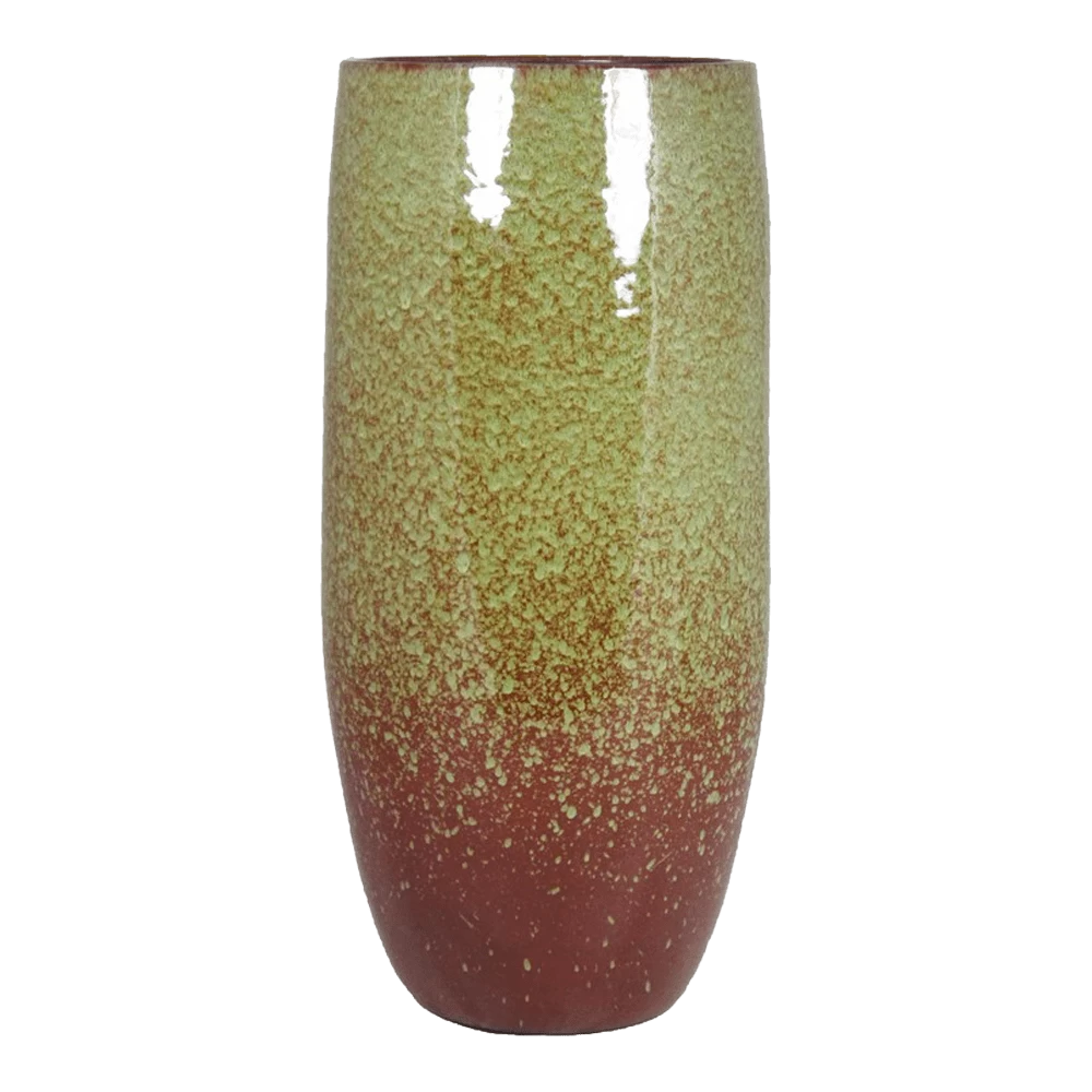 Bloempot Sepp Hoog - D20 X H45cm - Groen 1 Bloempot Sepp Hoog - D20 X H45cm - Groen