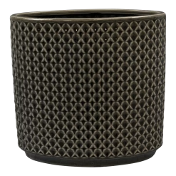 Bloempot Thies Ovaal - L26 X B12 X H25cm - Shiny Purple