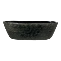 Bloempot Tokio Ovaal - L40 X B14 X H12cm - Groen