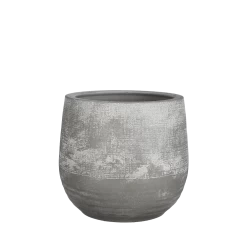 Bloempot Victor - H19 X D21cm - Grijs