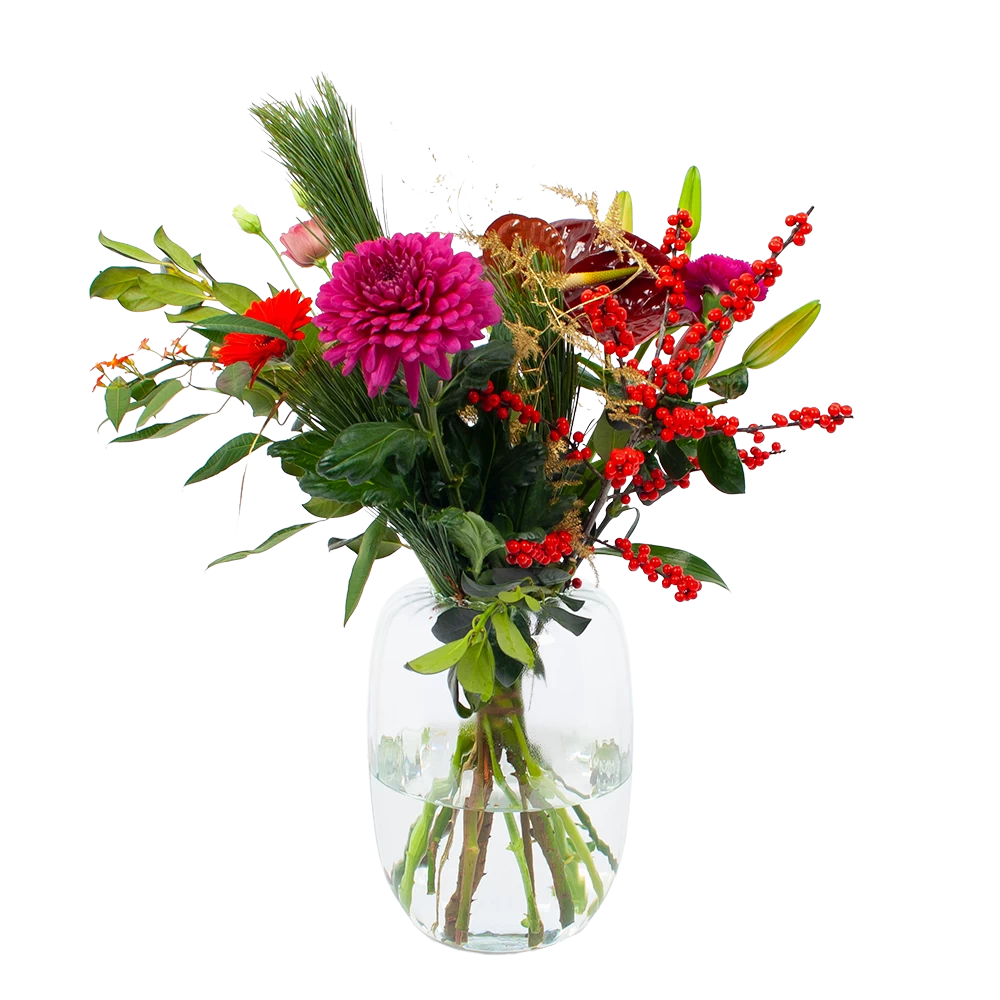 Boeket Liefdevolle Kerst Klein 1 Boeket Liefdevolle Kerst Klein