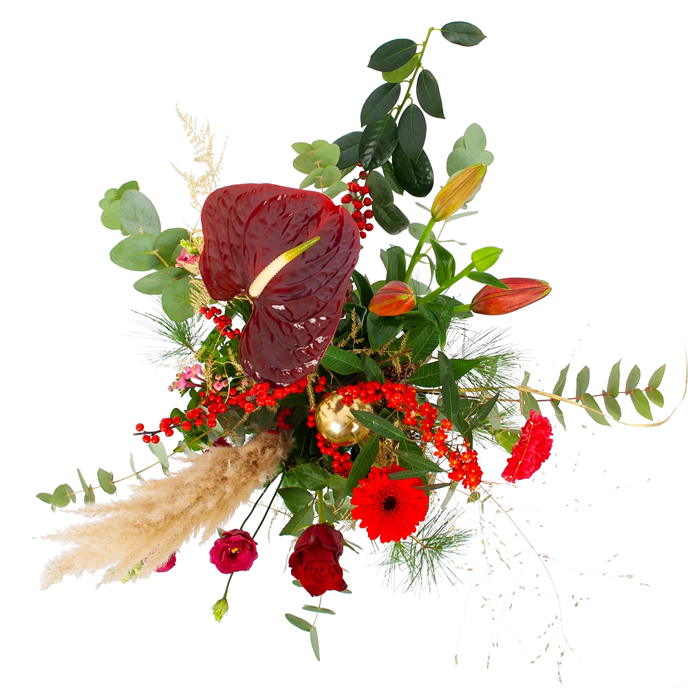 Boeket Winterse Pluim Klein 2 Boeket Winterse Pluim Klein - Afbeelding 2