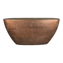 Bloempot Mira Ovaal - L73 X B17 X H36cm - Koper
