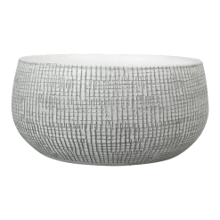 Plantenschaal Ryan - D28 X H13cm - White Black