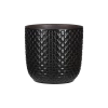 Bloempot Daan - D19 X H17.5cm - Zwart