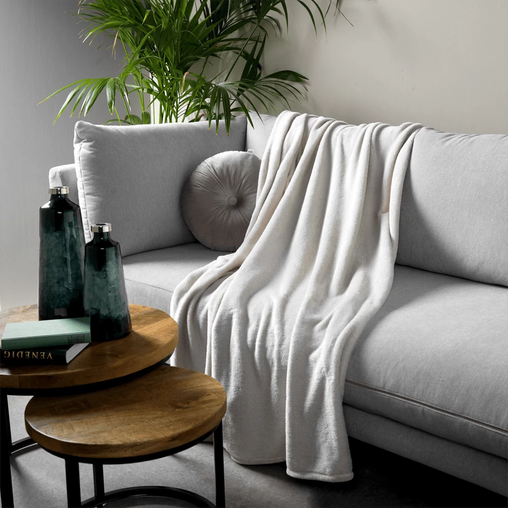 Dutch Decor Plaid Harvey - 150x200cm - Pumice Stone 2 Dutch Decor Plaid Harvey - 150x200cm - Pumice Stone - Afbeelding 2