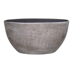 Bloempot Mira Ovaal - L49 X B20 X H25cm - Wit