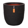 Capi Bloempot Bol Nature Row NL - D43 X H41cm - Zwart