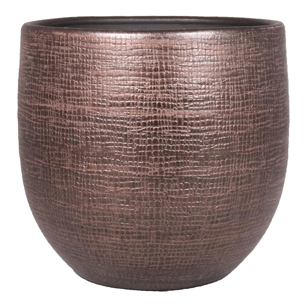 Bloempot Mira - D39 X H36cm - Koper 1 Bloempot Mira - D39 X H36cm - Koper