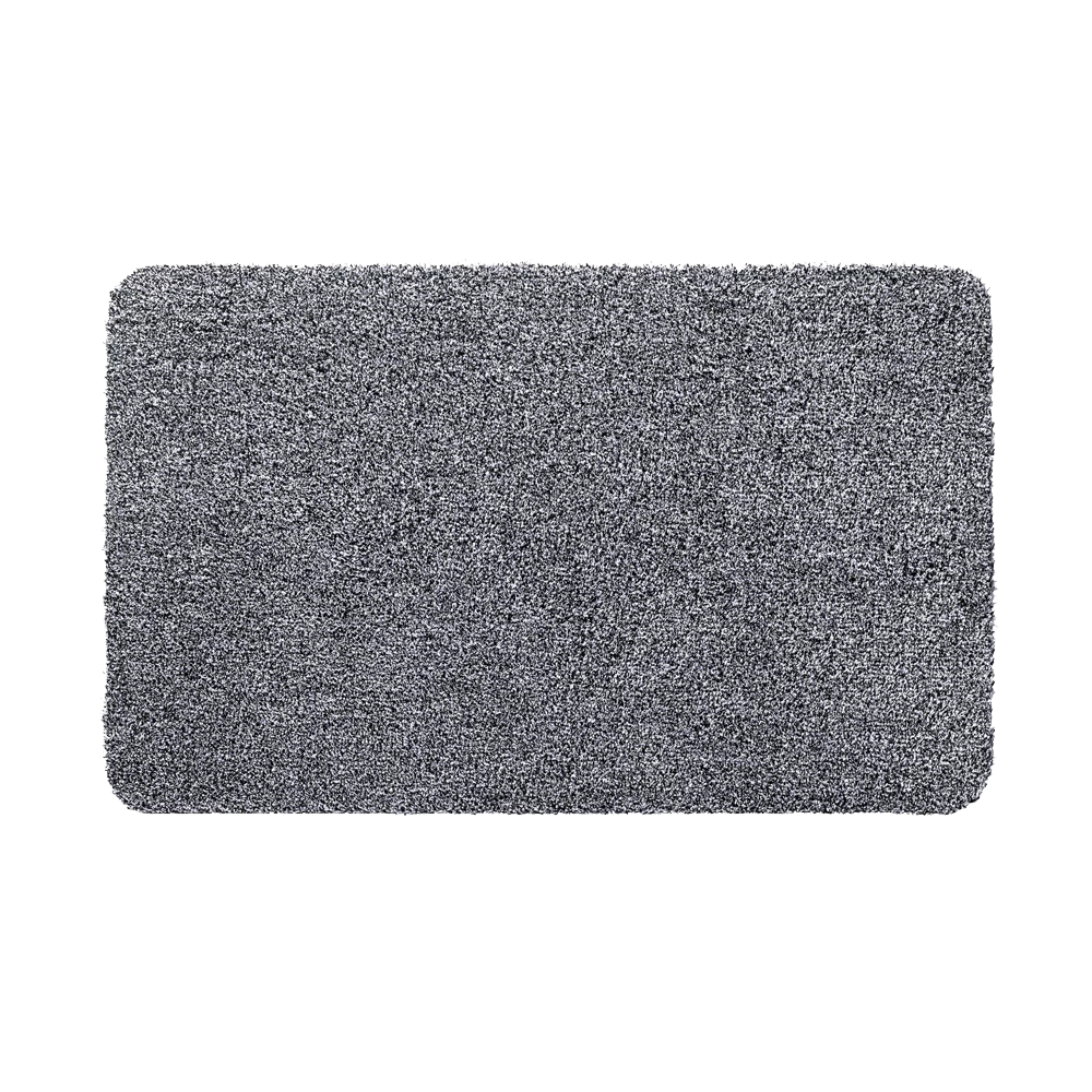Schoonloopmat Aqualuxe - 80x50cm - Grijs - Deurmat 1 Schoonloopmat Aqualuxe - 80x50cm - Grijs - Deurmat