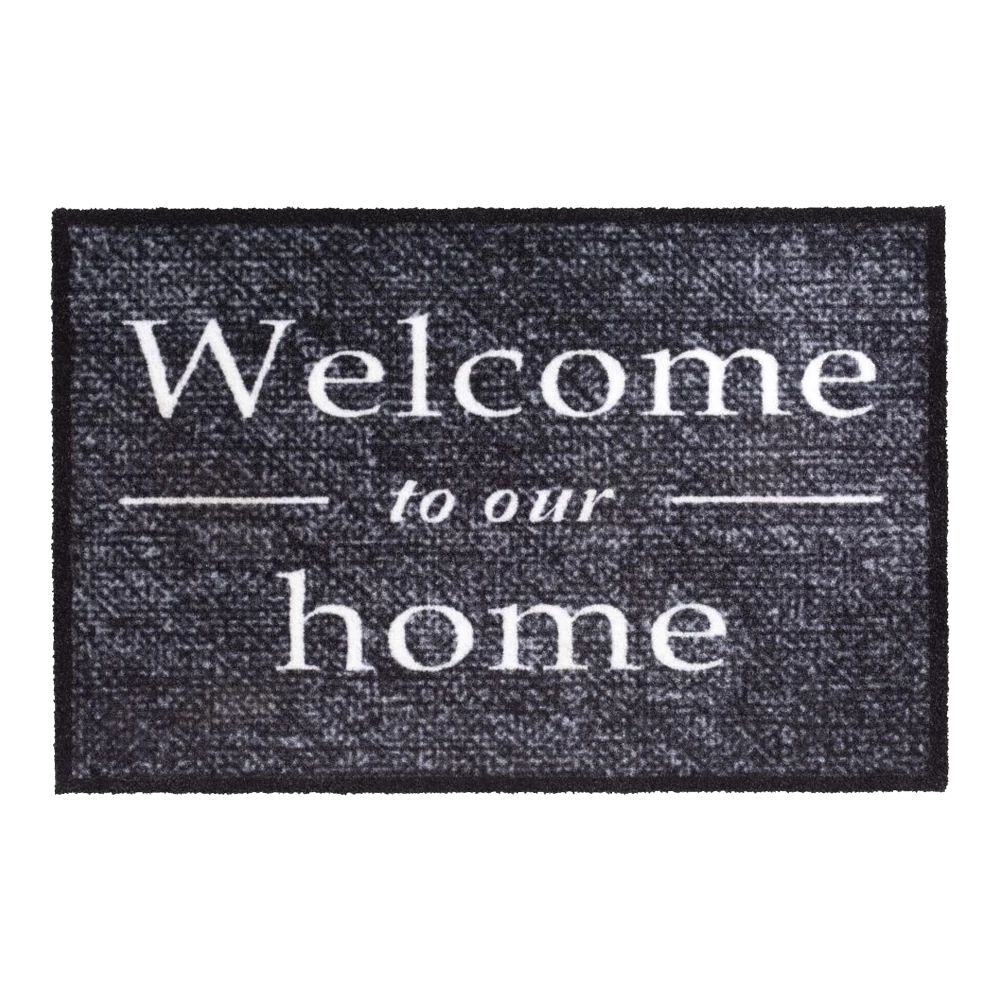 HAMAT Schoonloopmat Prestige Welcome To Our Home - 75x50cm - Mix - Deurmat