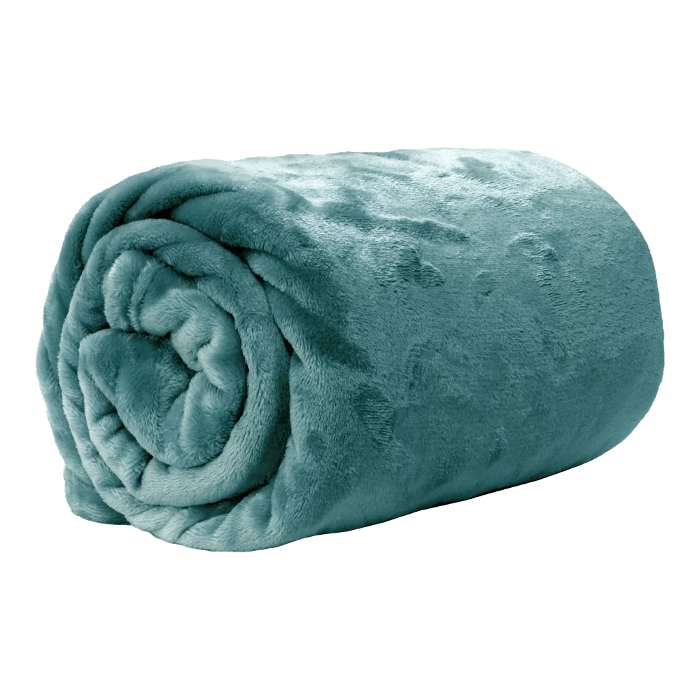 Unique Living Plaid Enzo - 130x180cm - Mineral Blue 1 Unique Living Plaid Enzo - 130x180cm - Mineral Blue