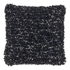 Unique Living Sierkussen Joey - 45x45cm - Black