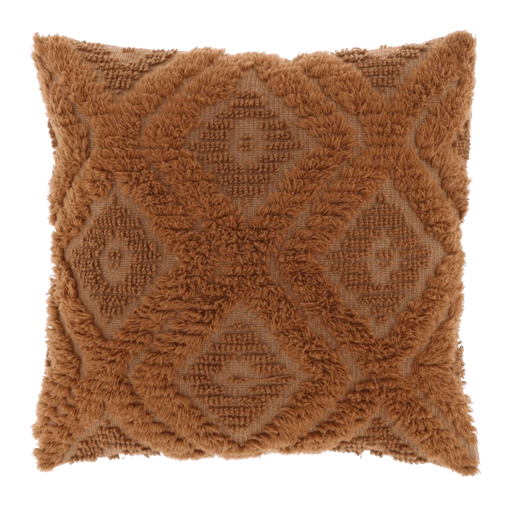 Unique Living Sierkussen Nadira - 45x45cm - Leather Brown 1 Unique Living Sierkussen Nadira - 45x45cm - Leather Brown