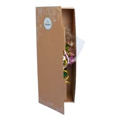 Boeket Fijne Moederdag Groot -Kamerplanten Winkel verpakking boeket dicht 1 11