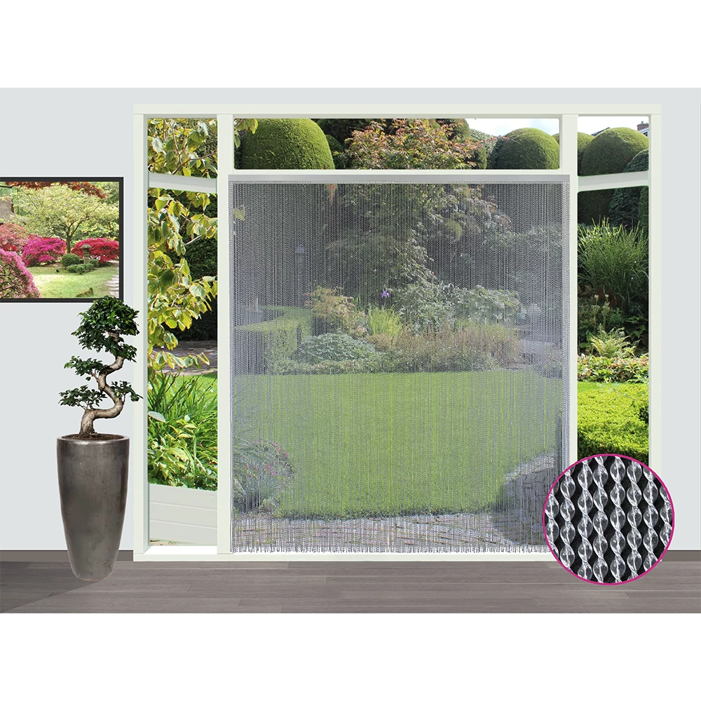 Vliegengordijn Evora - Transparant - 100 X 232cm - Sun-Arts 4 Vliegengordijn Evora - Transparant - 100 X 232cm - Sun-Arts - Afbeelding 4