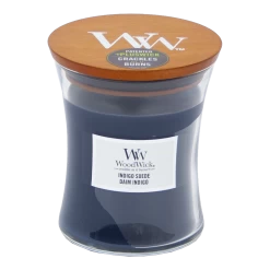 Woodwick Indigo Suede Medium Candle