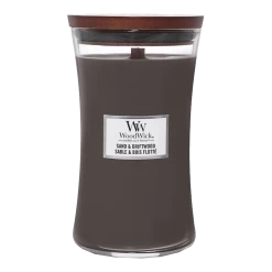 Woodwick Sand & Driftwood Large Candle - Geurkaars