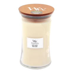Woodwick White Honey Large Candle - Geurkaars