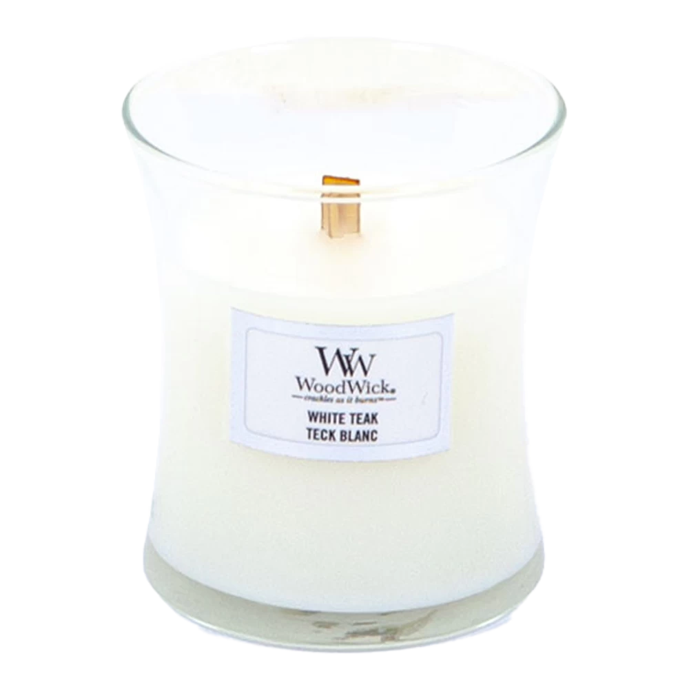 Woodwick White Teak Mini Candle - Geurkaars 2 Woodwick White Teak Mini Candle - Geurkaars - Afbeelding 2
