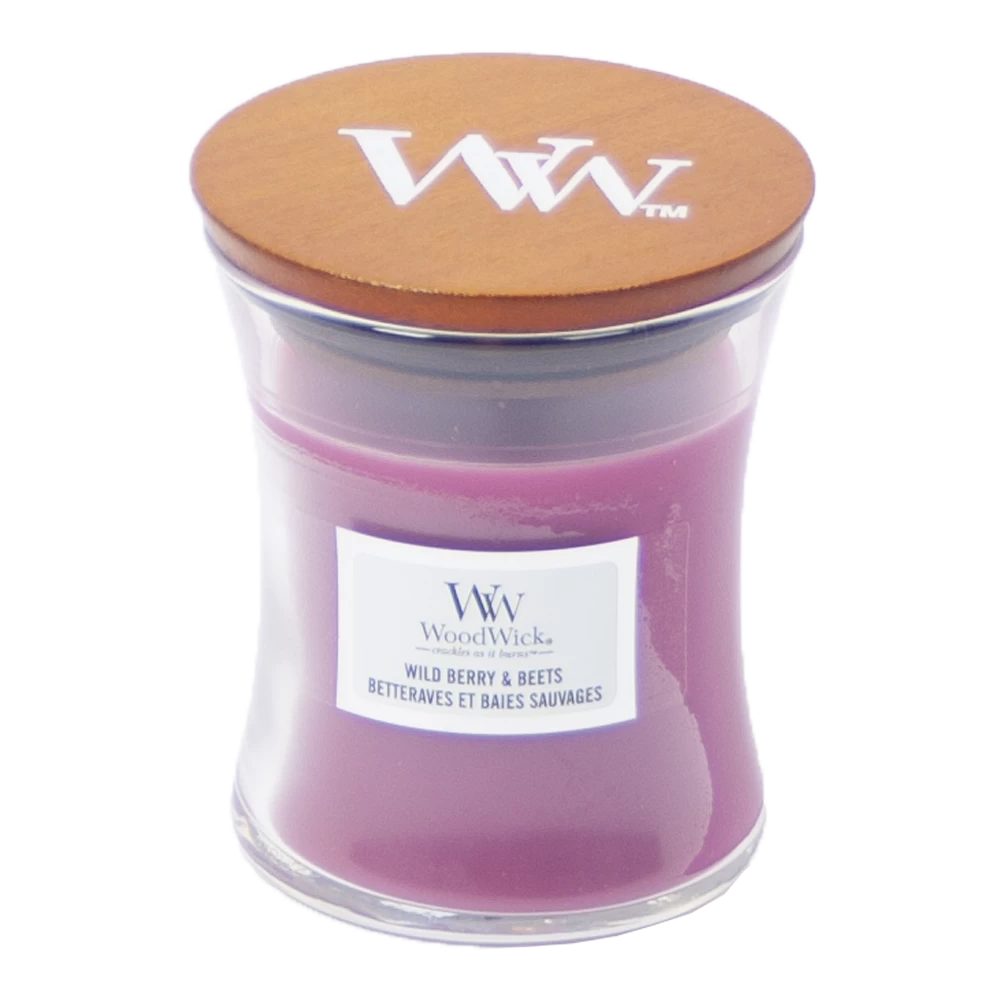 Woodwick Wild Berry & Beets Mini Candle - Geurkaars 1 Woodwick Wild Berry & Beets Mini Candle - Geurkaars