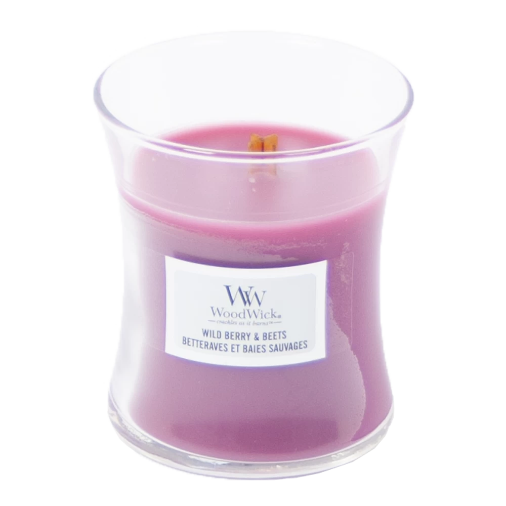 Woodwick Wild Berry & Beets Mini Candle - Geurkaars 2 Woodwick Wild Berry & Beets Mini Candle - Geurkaars - Afbeelding 2
