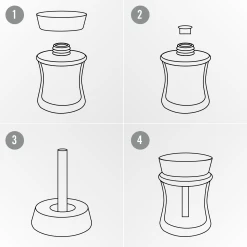 WoodWick WW Sand & Driftwood Home Fragrance Diffuser -Kamerplanten Winkel ww sand driftwood spill proof home fragrance 4 5